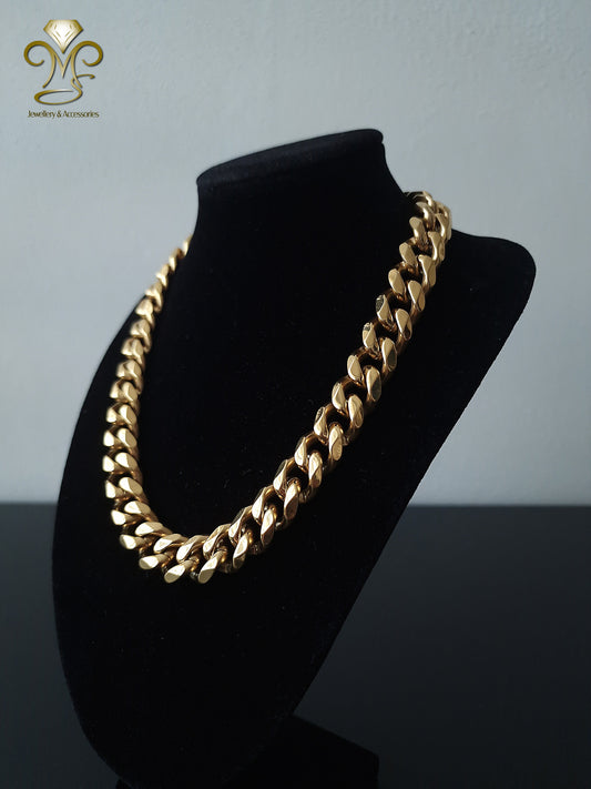 18K Gold-plated Chunky chain necklace