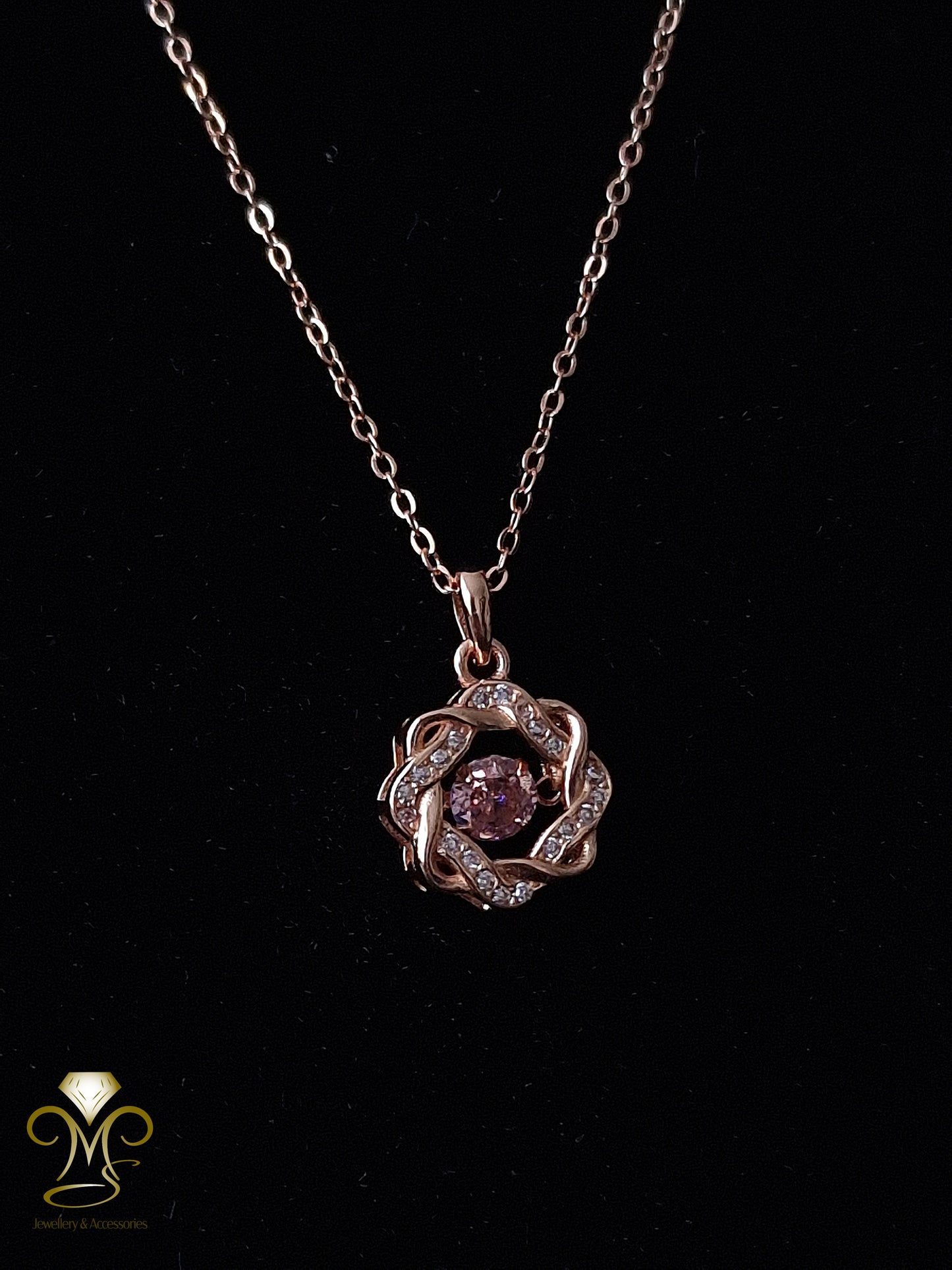 Luxurious and Elegant S925 Silver Flower necklace