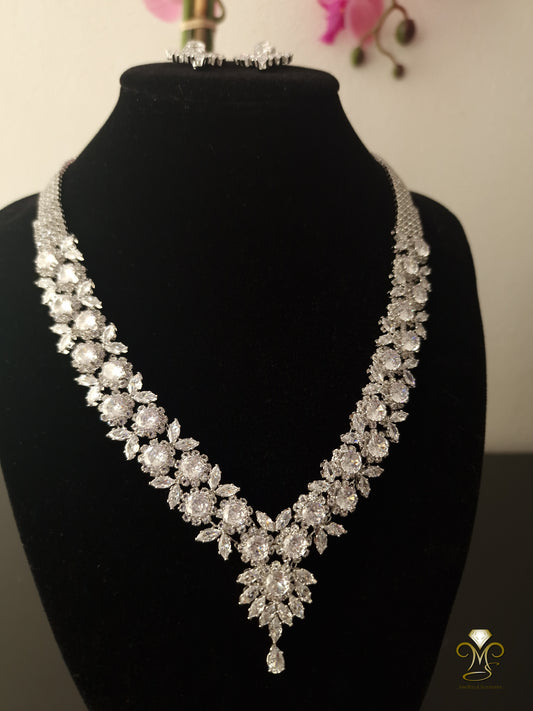 Cubic Zirconia 4pcs Turkish Jewellery Set