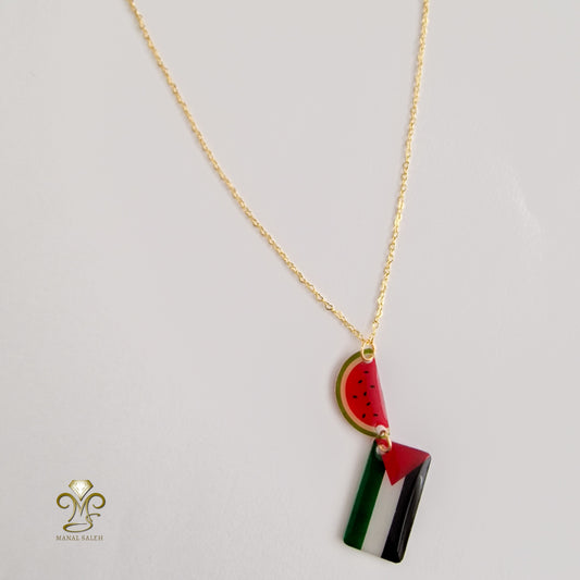 Watermelon necklace style 2