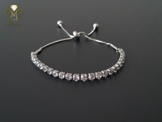 Classy adjustable chain and link Bracelet