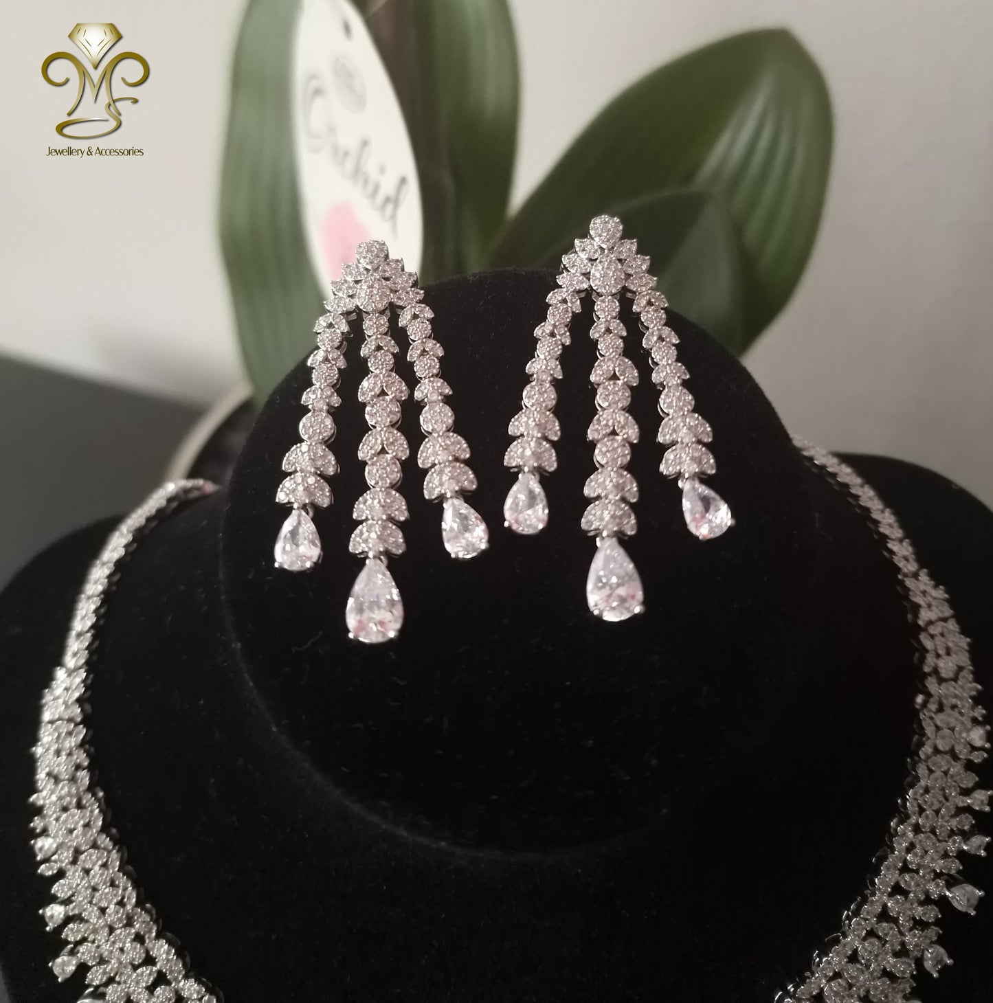 Luxury Cz Wedding Jewelry Set