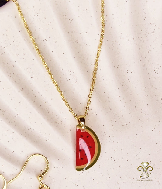 Watermelon necklace style 3